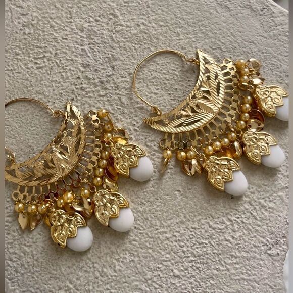RJ COMPANY JEWELRY INDIAN PAKISTANI EARRINGS - Picture 1 of 2